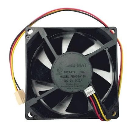 Black Lightning 80 x 80 x 25 mm. Hydro Wave Bearing Cooling Fan BL149807